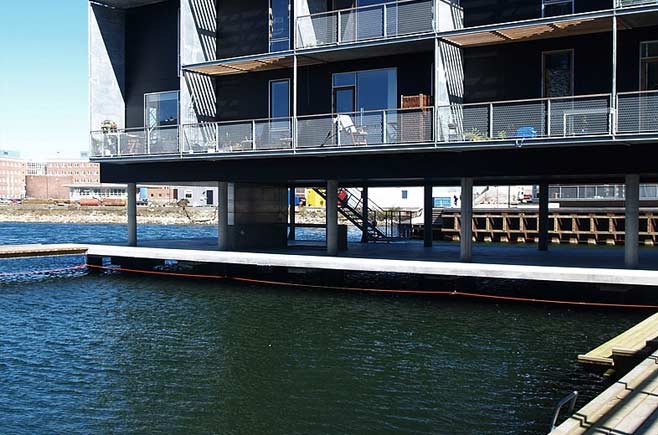 Applications UHPC floating house